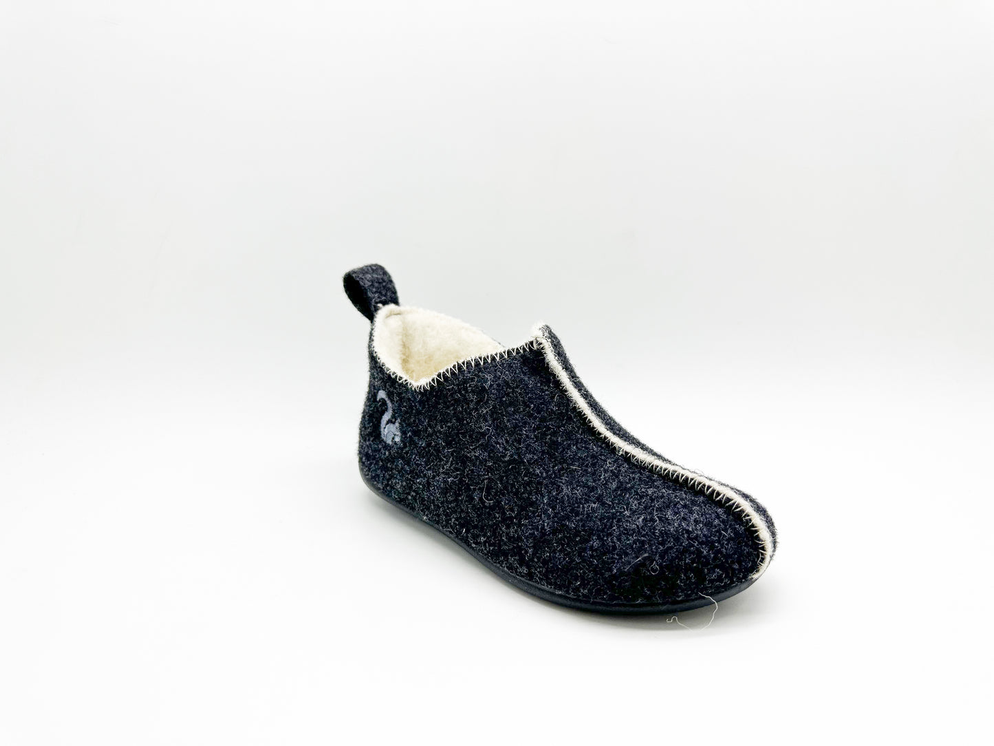 thies 1856 ® Kids Wool Slipper Boot dark grey (K)
