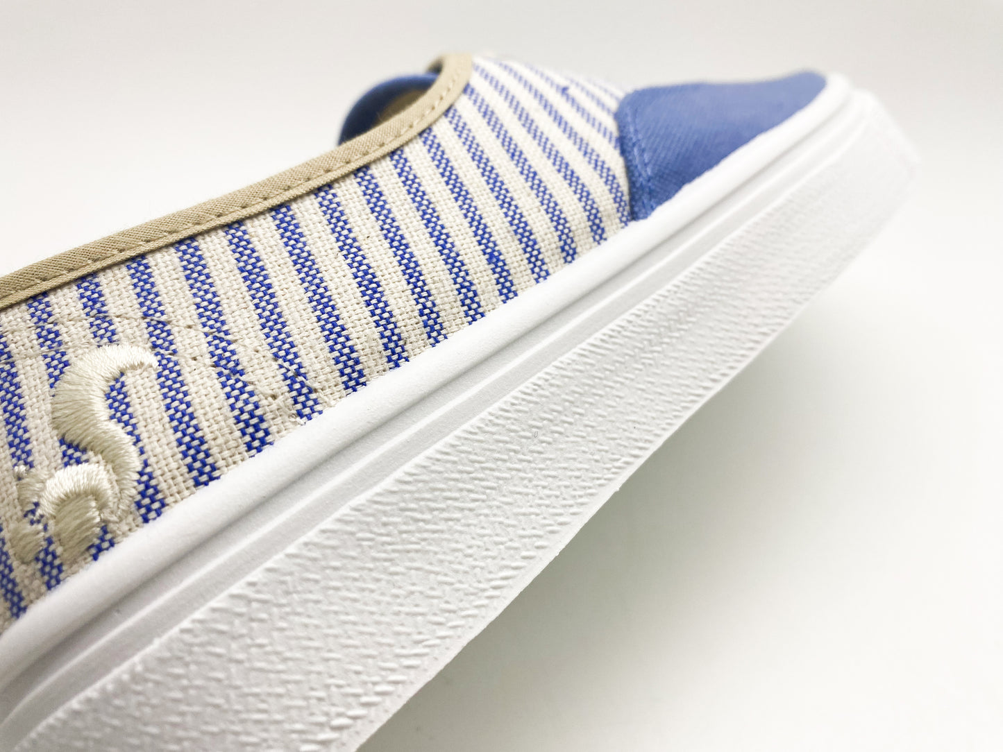 thies ® Organic Cotton Stripe Plim Sneaker indigo