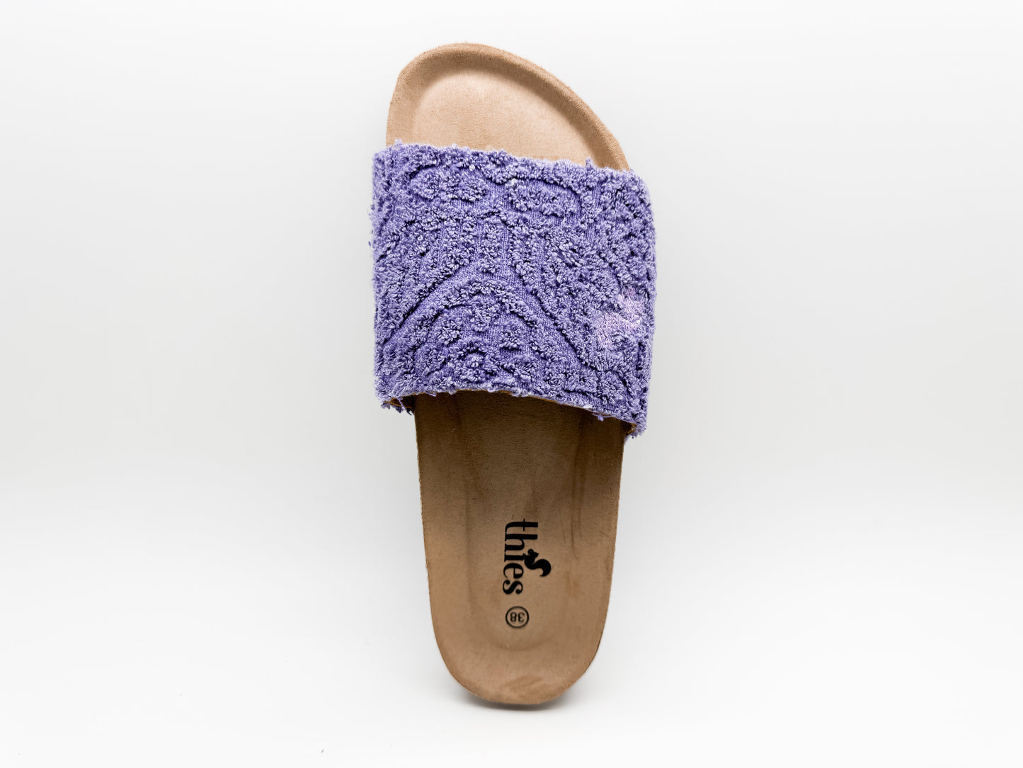 thies 1856 ® Eco Bio Terry Slide vegan lavender