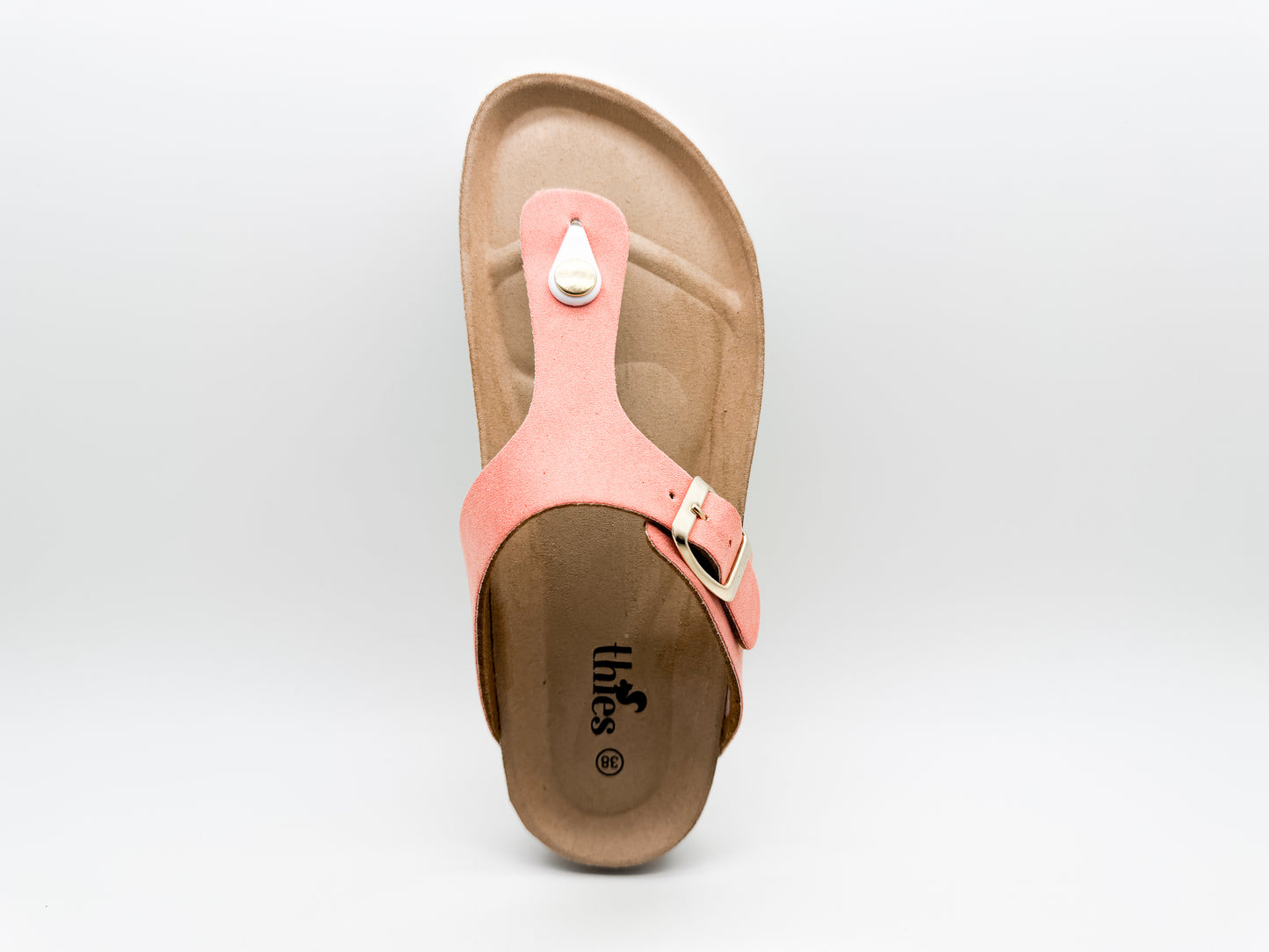 thies 1856 ® Rec Bio Thong Sandal vegan salmon