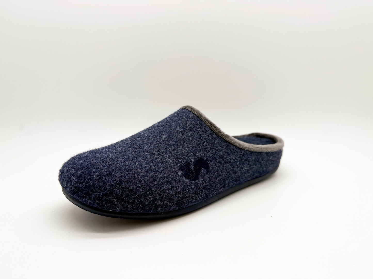 thies 1856 ® PET Piping Slipper vegan dark navy