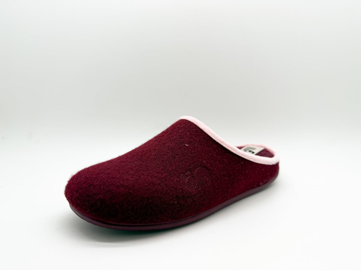 thies 1856 ® PET Piping Slipper vegan bordeaux