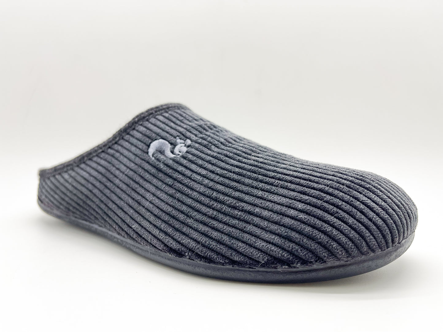 thies 1856 ® Eco Cord Slipper vegan dark grey