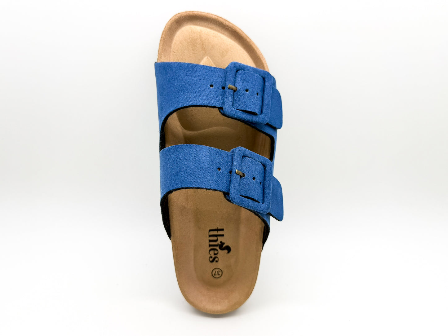 thies 1856 ® Eco Bio Covered Sandal vegan sapphire blue