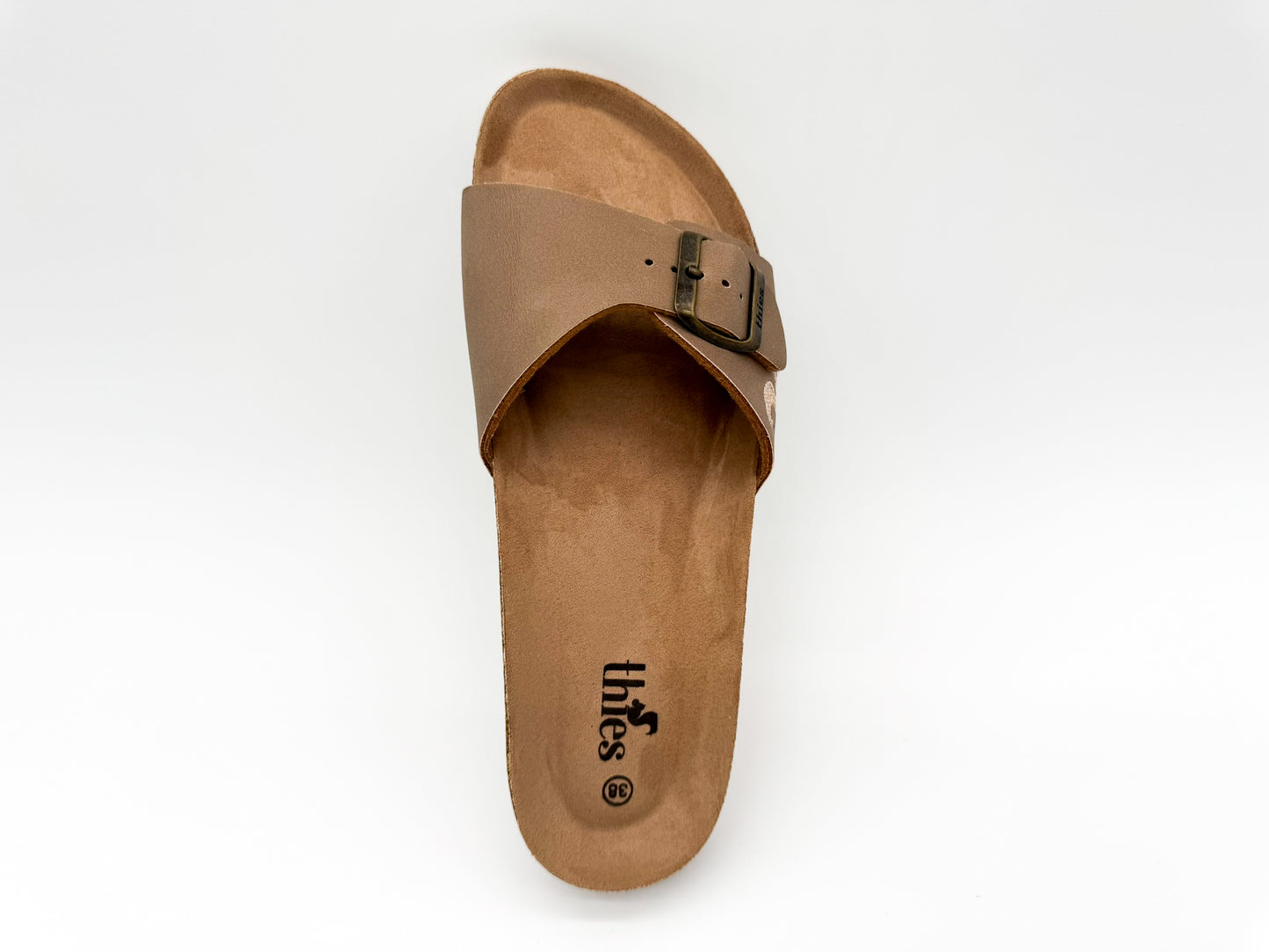 thies 1856 ® Eco Bio Strap Sandal vegan elephant grey