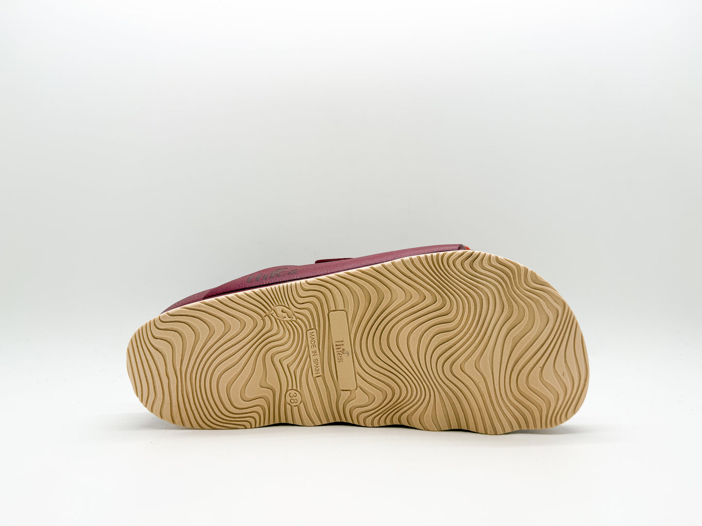 thies 1856 ® Ecofoam Double Sandal vegan bordeaux