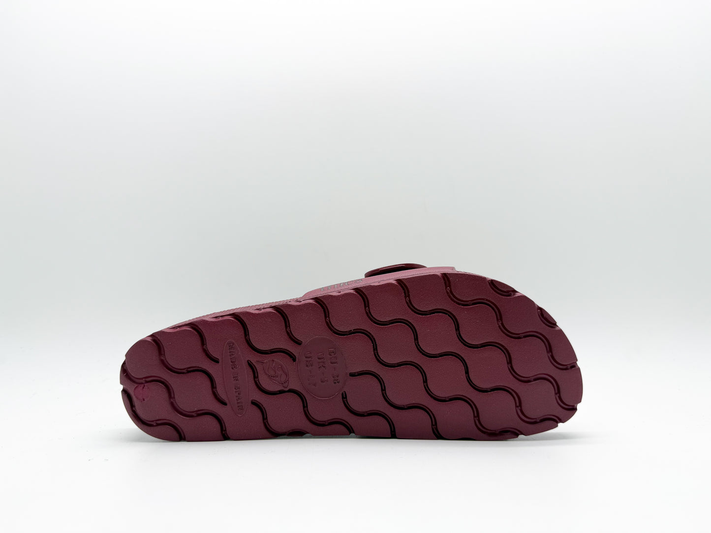 thies 1856 ® Ecofoam Strap Sandal vegan bordeaux