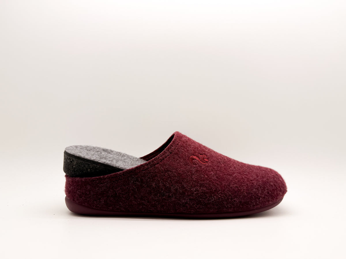 thies 1856 ® Recycled PET Slipper vegan burgundy