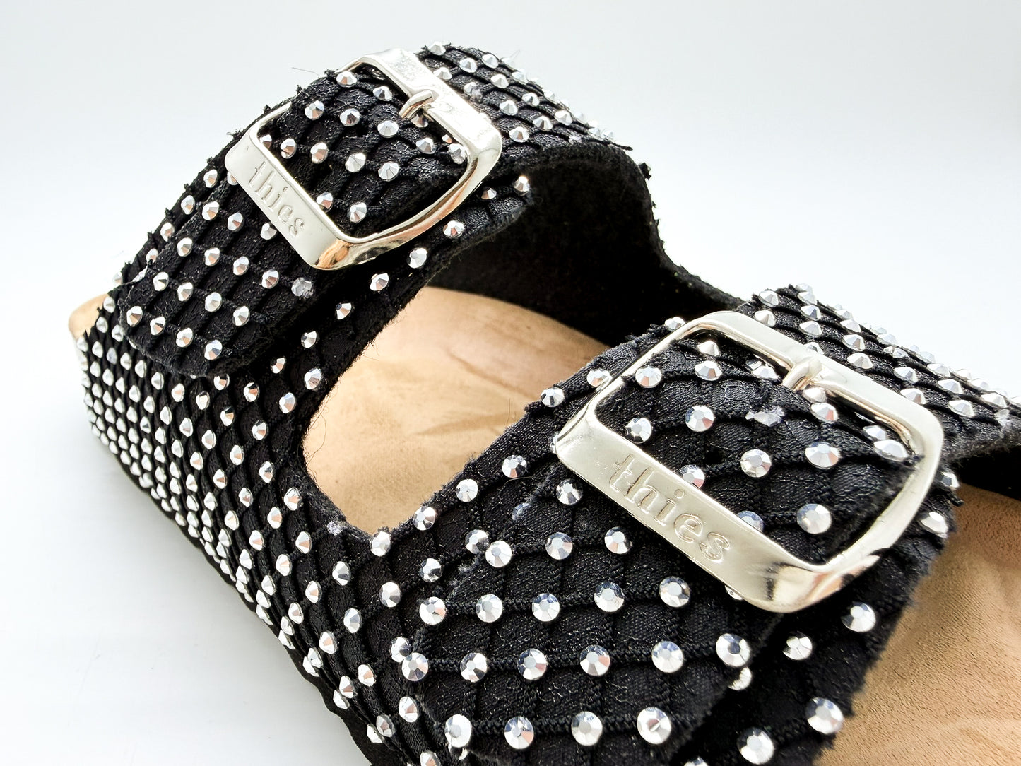 thies 1856 ® Rec Sparkle Sandal black strass