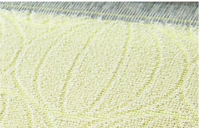 thies 1856 ® x Fukuroya Shizuku Guest & Face Towel natural dyed cabbage green