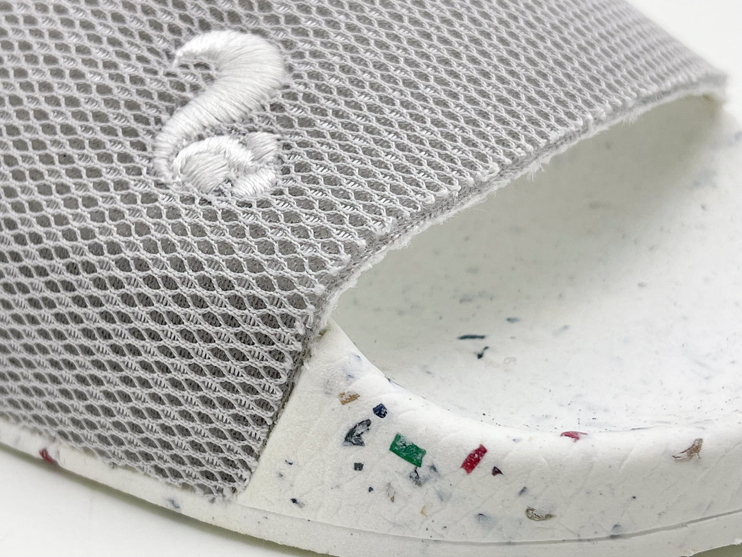 thies 1856 ® Eco Beach Slide vegan grey white