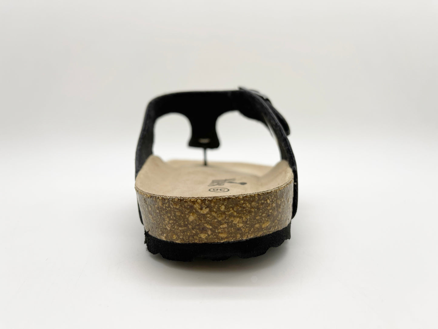 thies 1856 ® Eco Bio Thong Sandal vegan charcoal