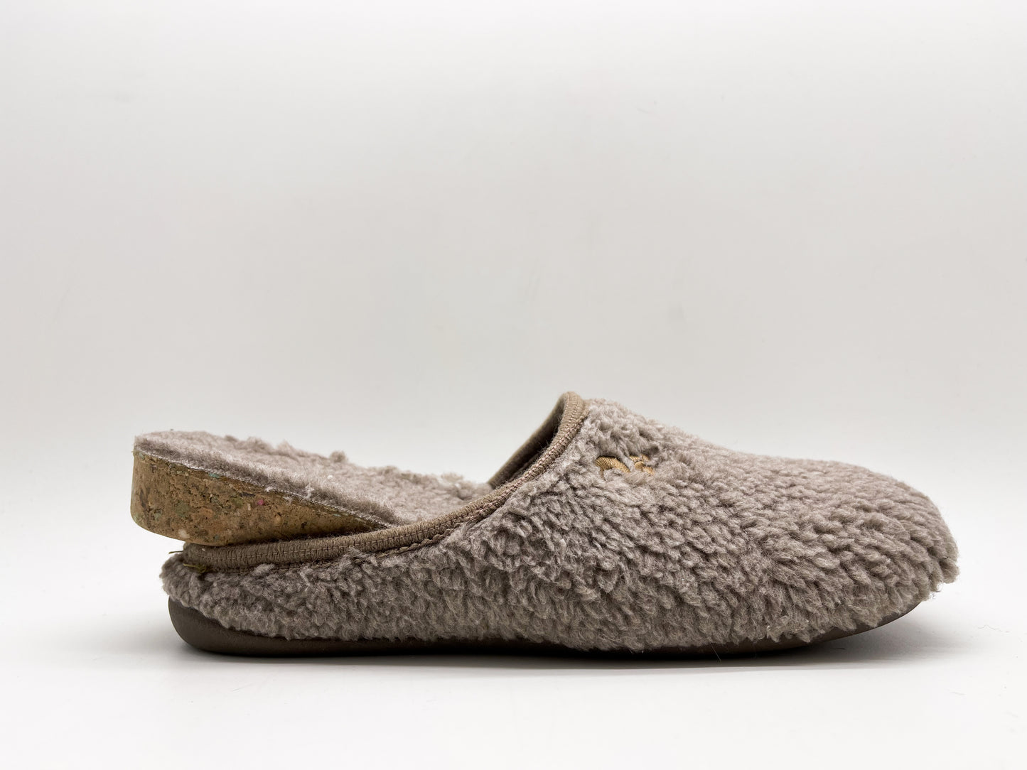 thies 1856 ® Eco Teddy Slipper vegan taupe