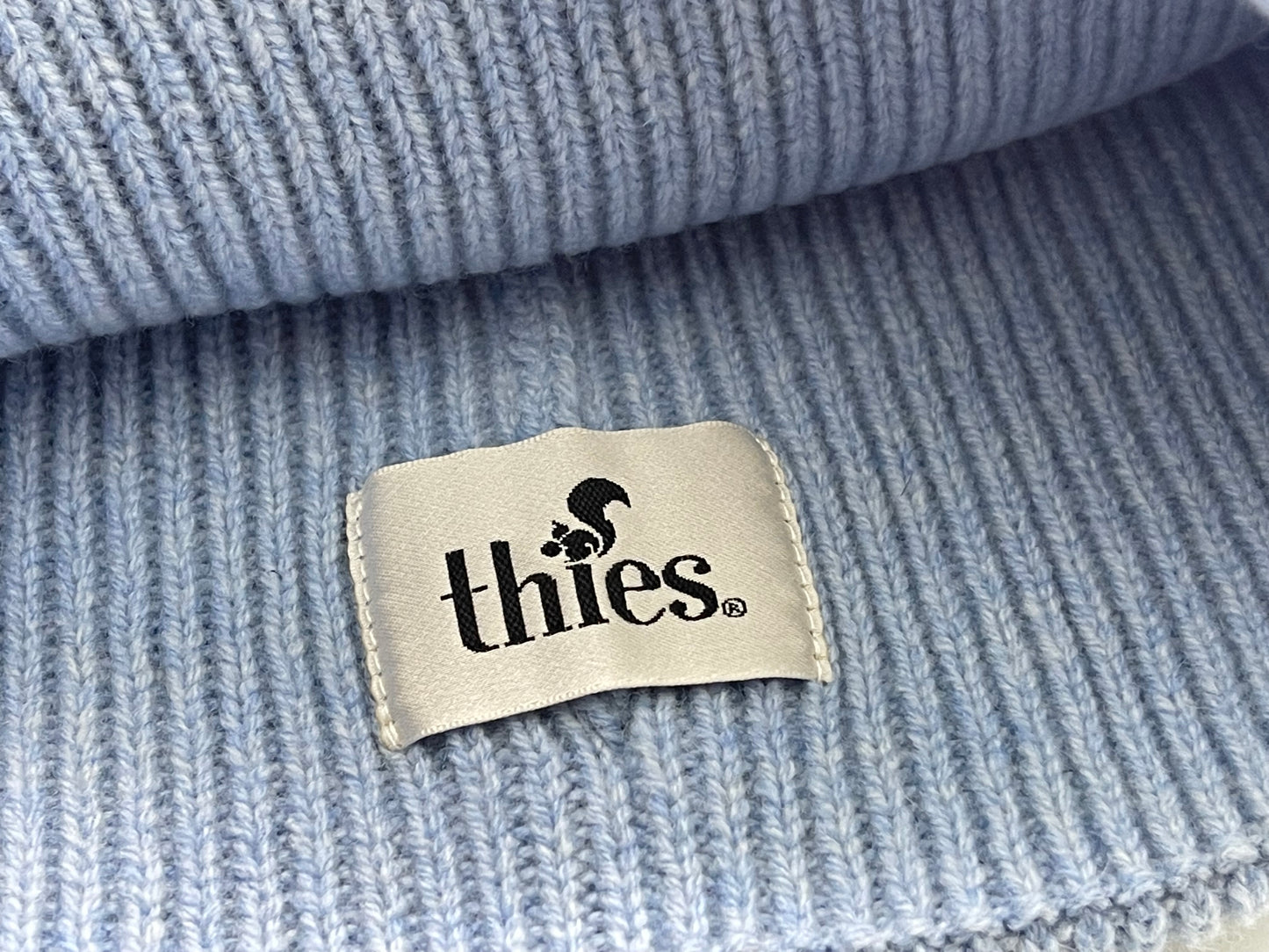 thies Eco Wool Beanie blue fog