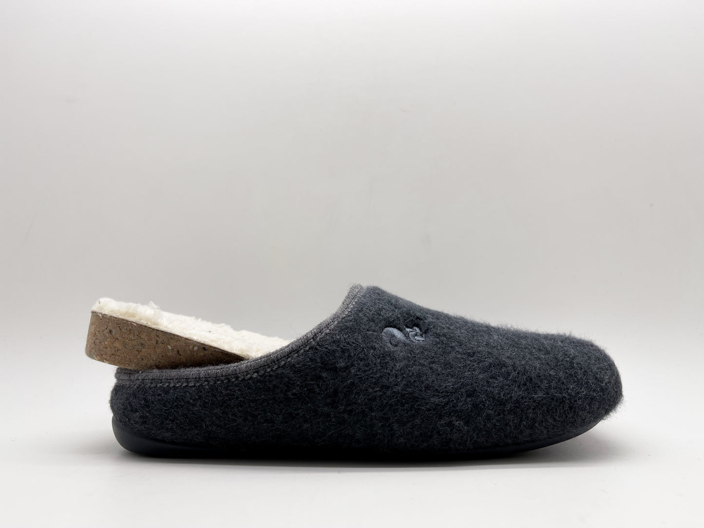 thies 1856 ® Organic Slipper vegan dark grey