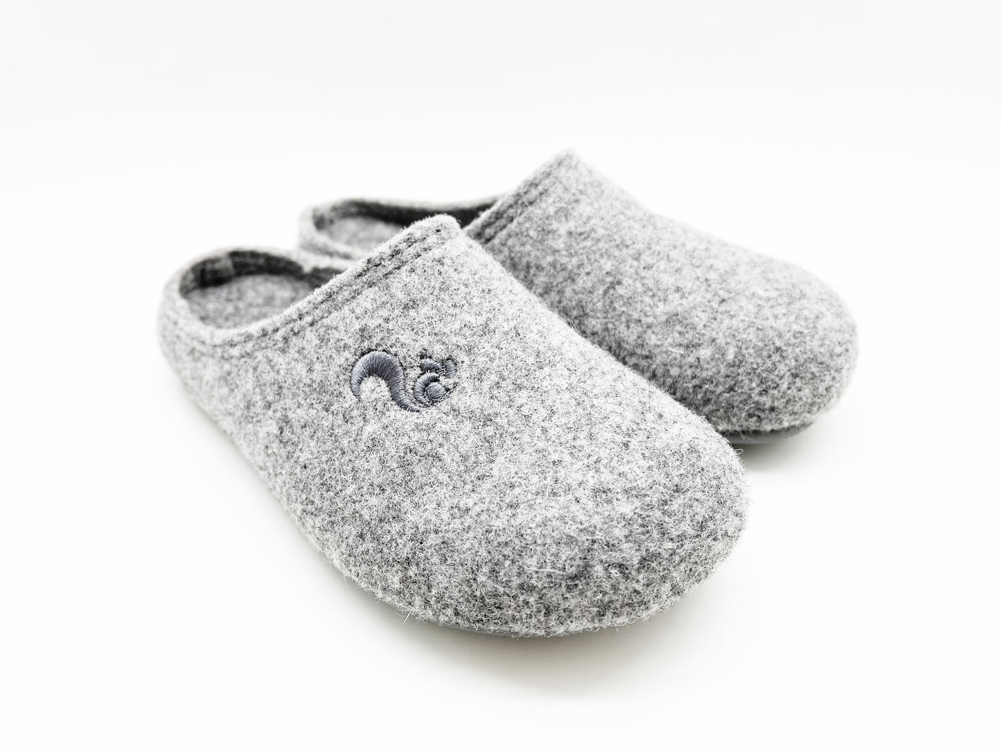 thies 1856 ® Recycled PET Slipper Kids vegan light grey