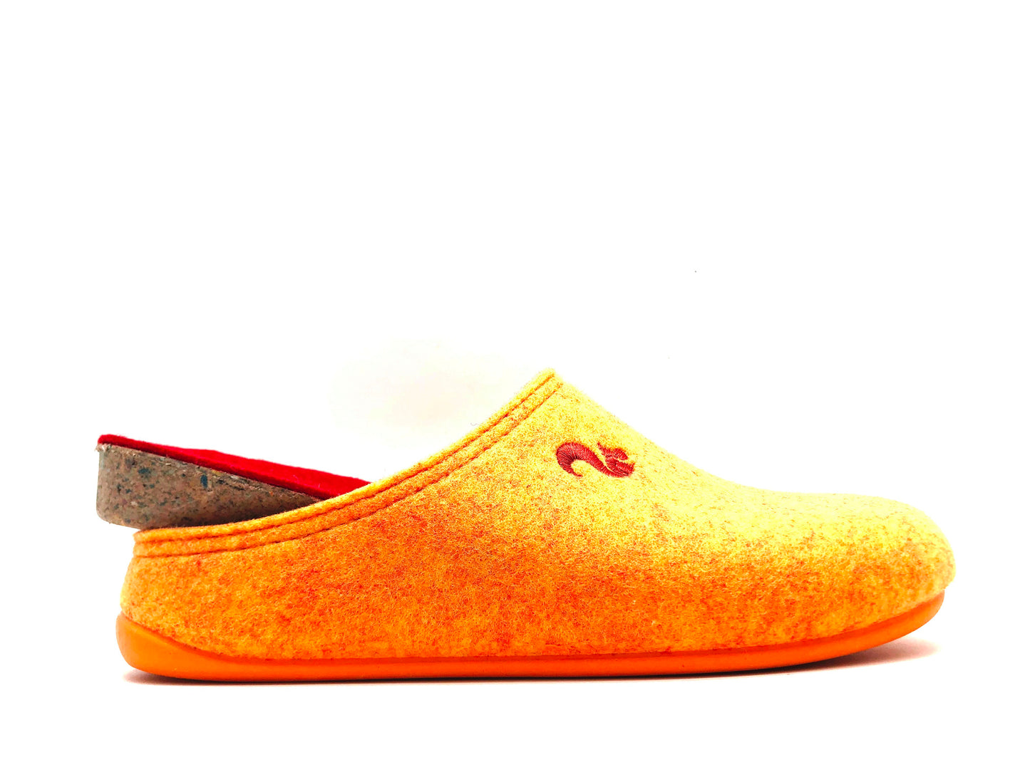 thies 1856 ® Recycled PET Slipper vegan orange