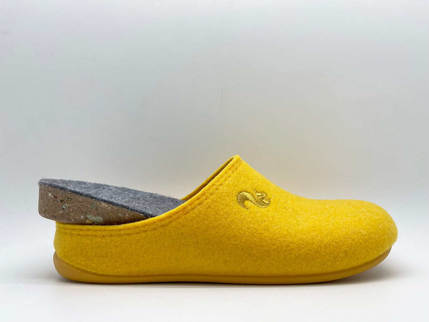 thies 1856 ® Recycled PET Slipper vegan yellow