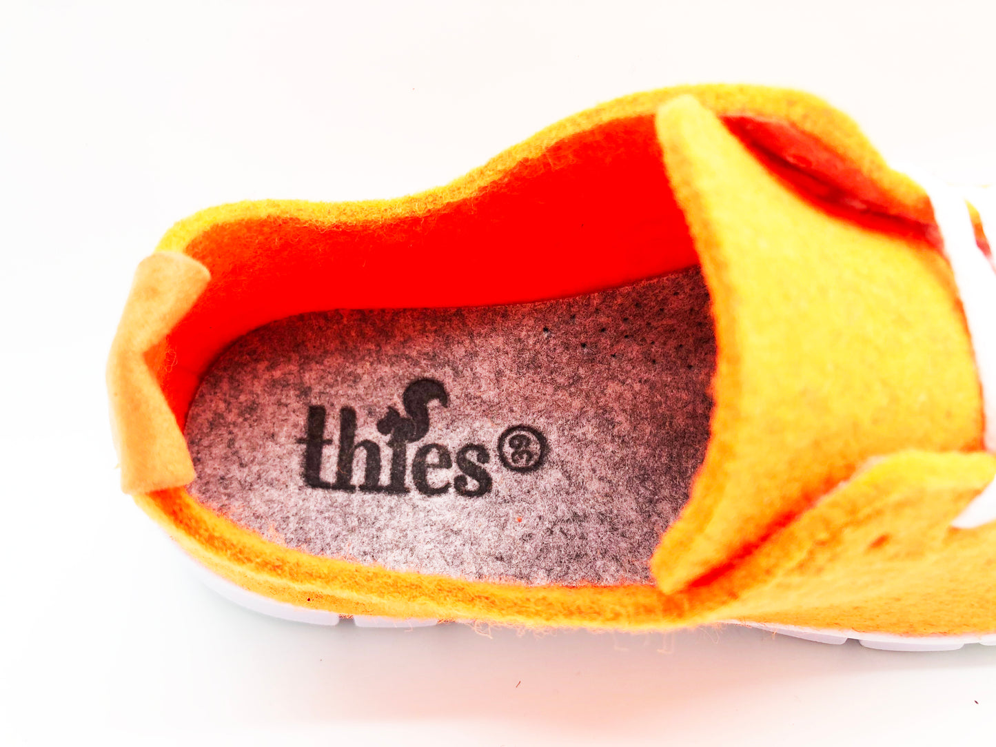 thies ® PET Sneaker neonoranje | vegan aus recycelten Flaschen