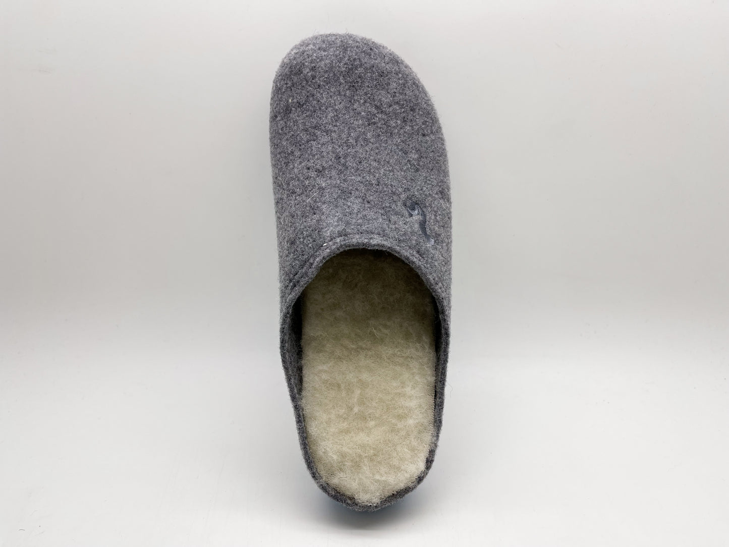 thies 1856 ® Recycled Wool Slippers grey blue