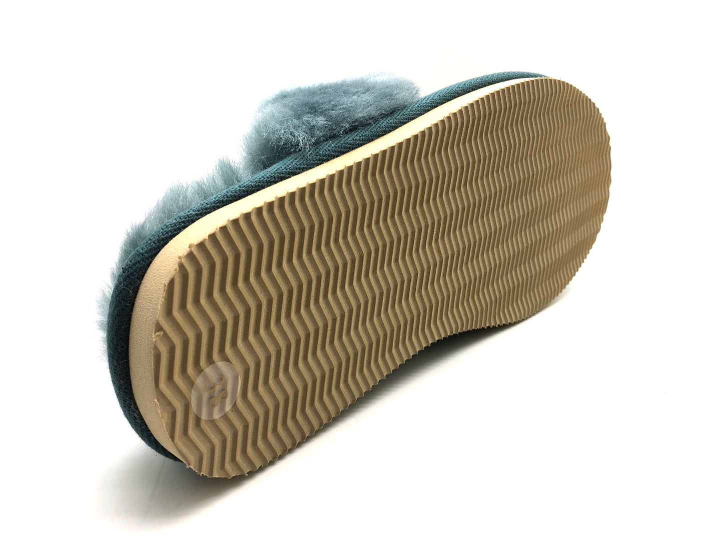 thies 1856 ® Sheepskin Slipper petrol
