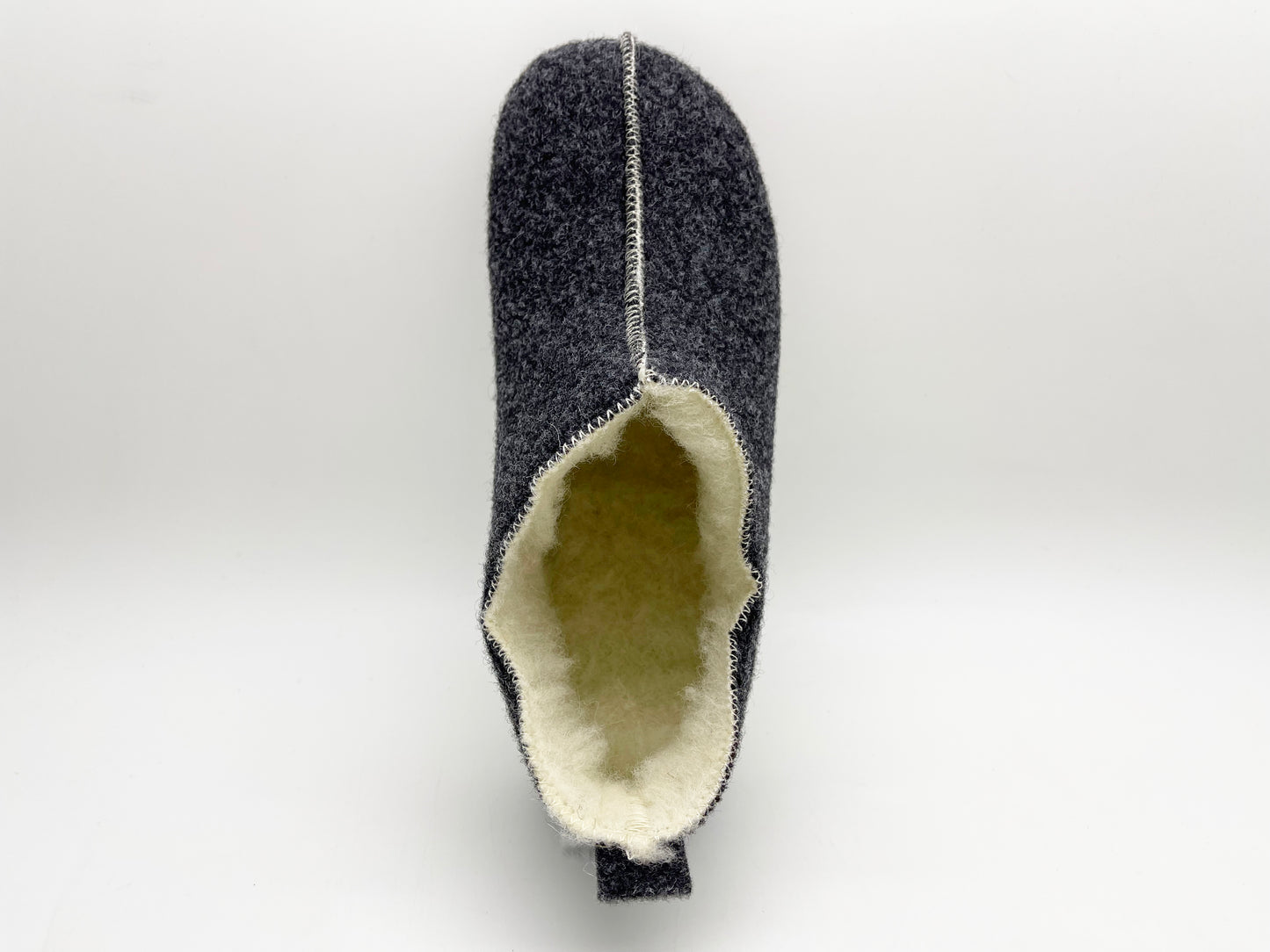 thies 1856 ® Slipper Boots anthracite with Eco Wool