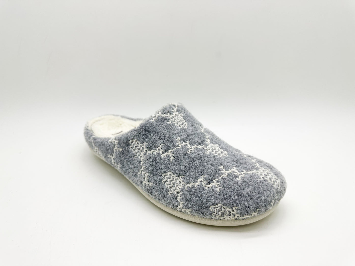 thies 1856 ® Recycled Reindeer PET Slipper vegan grey (W/X)