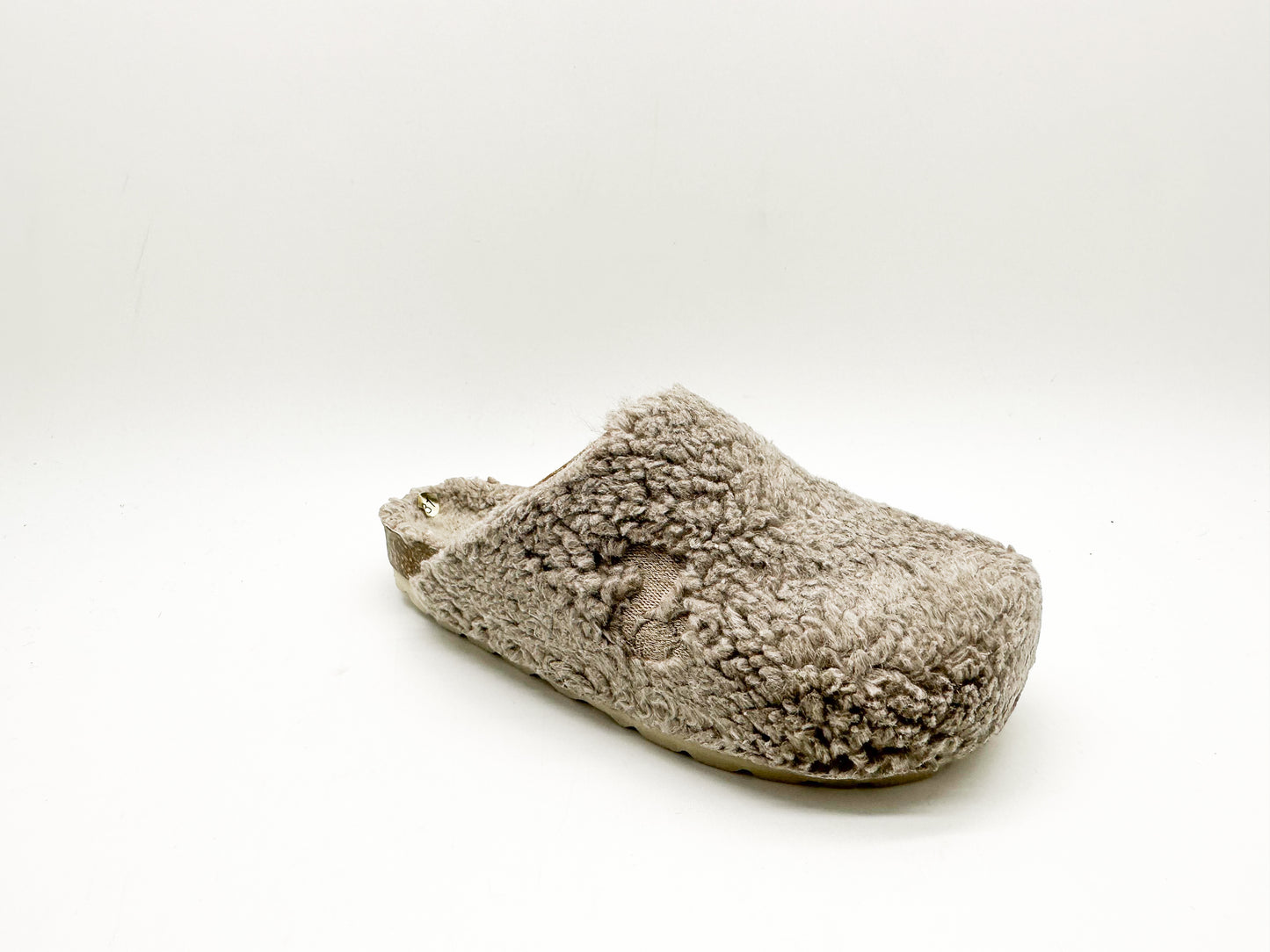 thies 1856 ® Kids Organic Teddy Clog taupe (K)