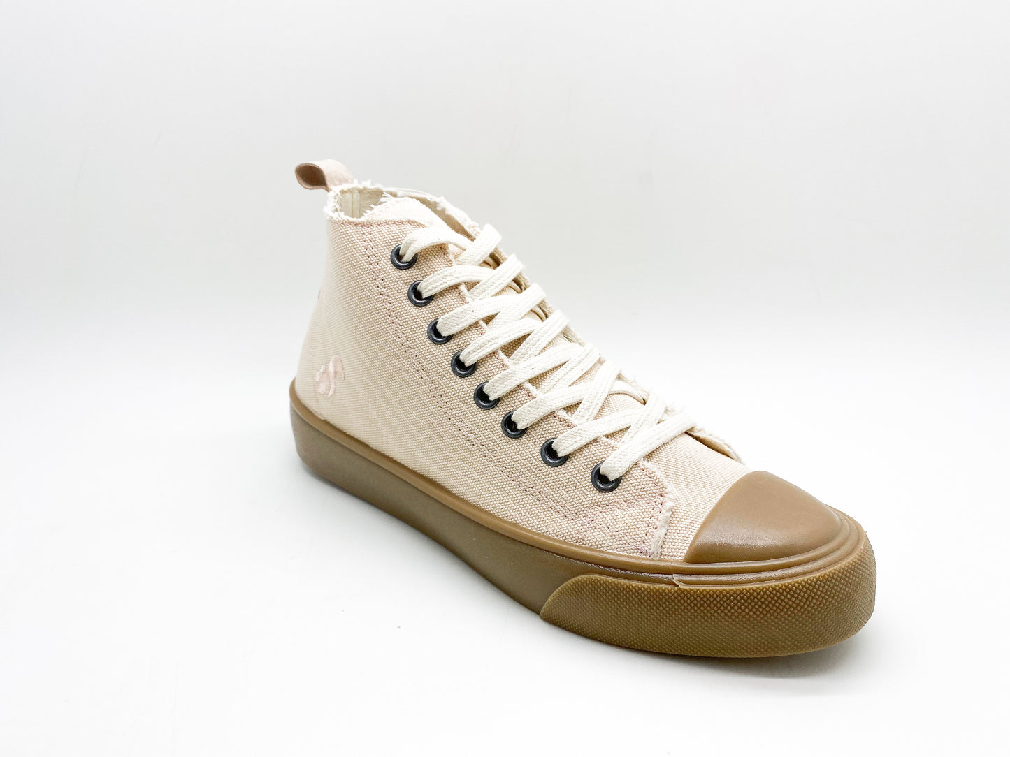 thies ® Organic Cotton Hi Sneaker vegan light peach (W/X)