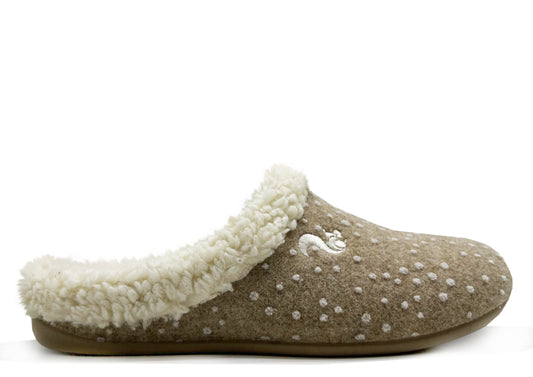 thies 1856 ® Eco Snow Cozy Slipper beige (W/X)