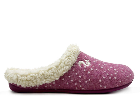 thies 1856 ® Eco Snow Cozy Slipper raspberry (W/X)