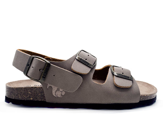thies 1856 ® Eco Bio Backstrap Sandal vegan elephant grey