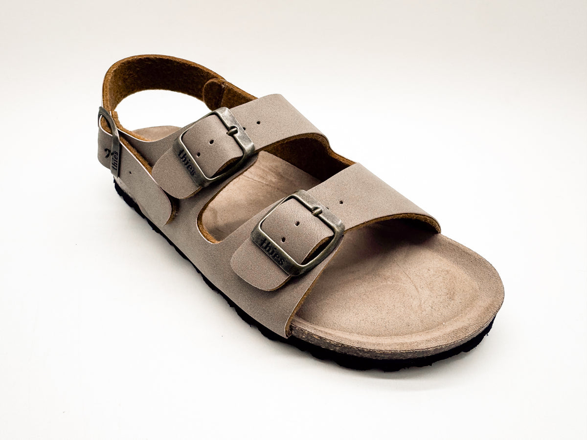 thies 1856 ® Eco Bio Backstrap Sandal vegan elephant grey