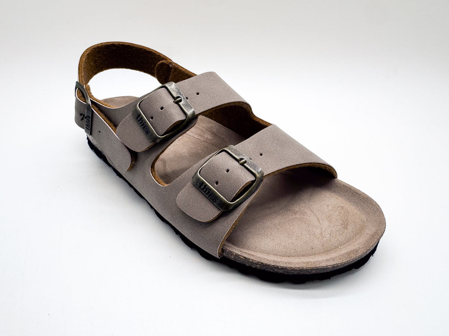 thies 1856 ® Eco Bio Backstrap Sandal vegan elephant grey