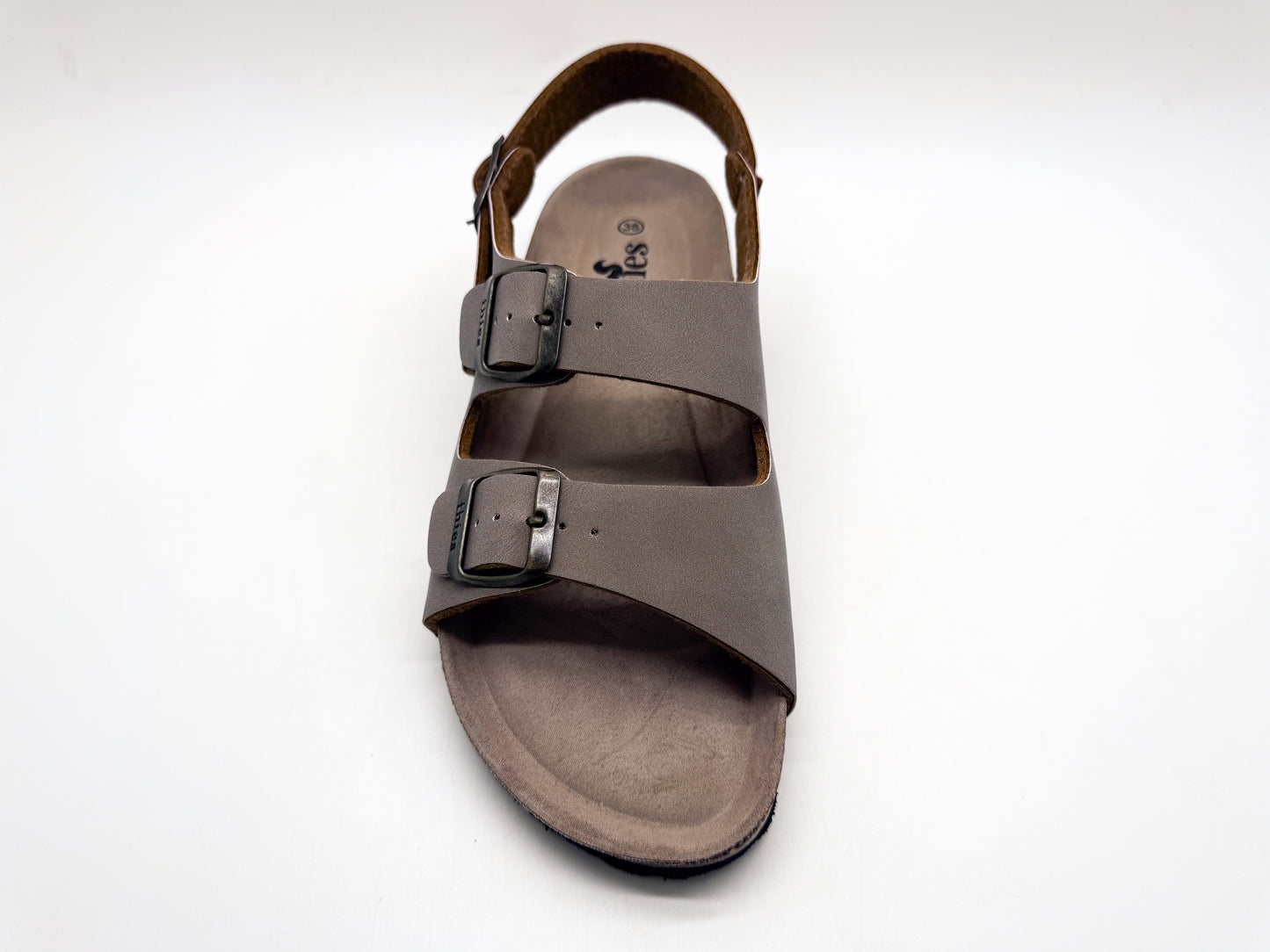 thies 1856 ® Eco Bio Backstrap Sandal vegan elephant grey