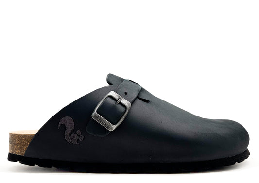 thies 1856 ® Eco Leather Clog truffle-black (W/M/X)