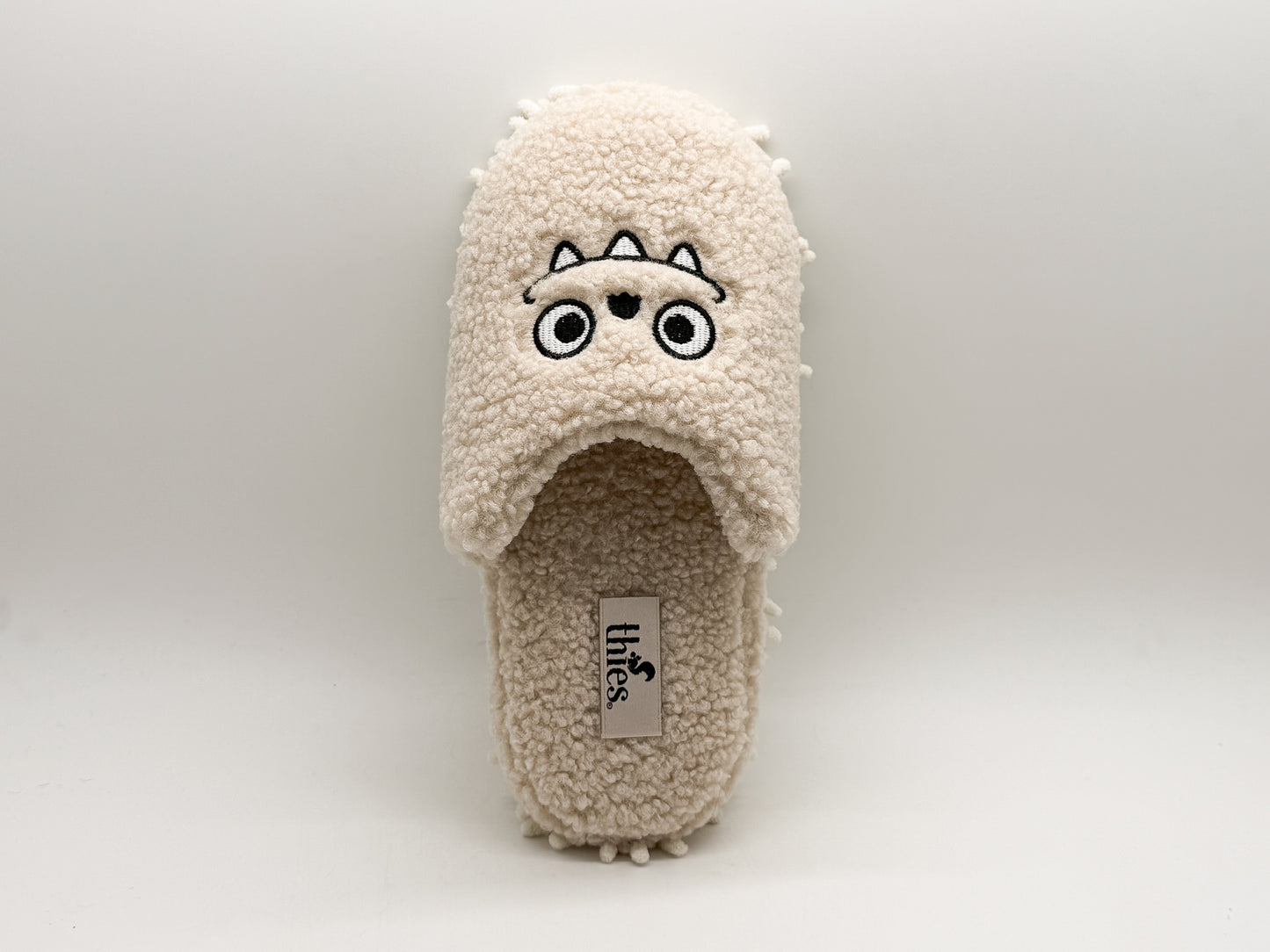 thies 1856 ® Eco Monstimop Teddy Slipper off white vegan