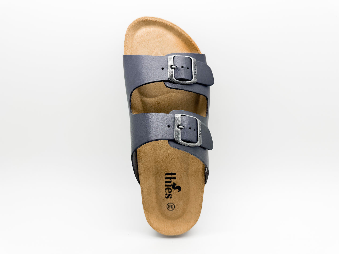 thies 1856 ® Eco Leather Sandal charcoal (W/M/X)