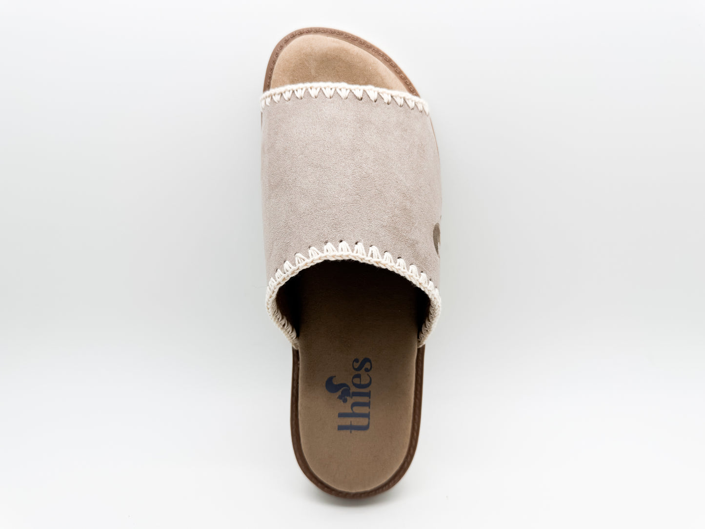 thies 1856 ® Rec Soft Woven Slide taupe (W/X)