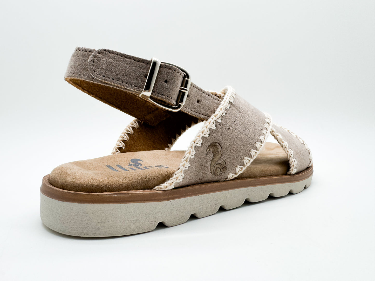 thies 1856 ® Rec Soft Woven Sandal taupe (W/X)