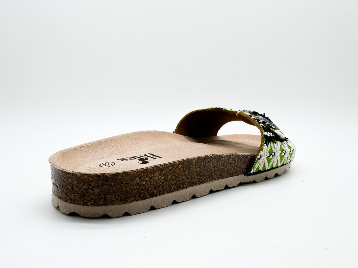 thies 1856 ® Eco Boho Strap Sandal vegan green (W/X)