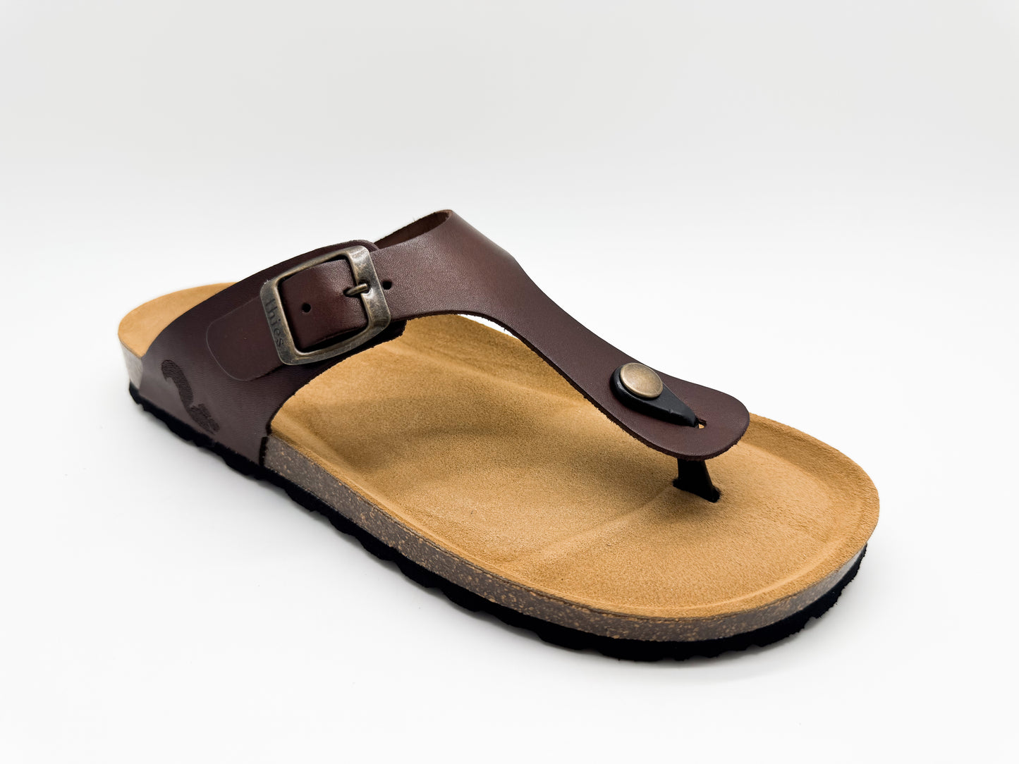 thies 1856 ® Eco Leather Thong Sandal dark brown (W/M/X)