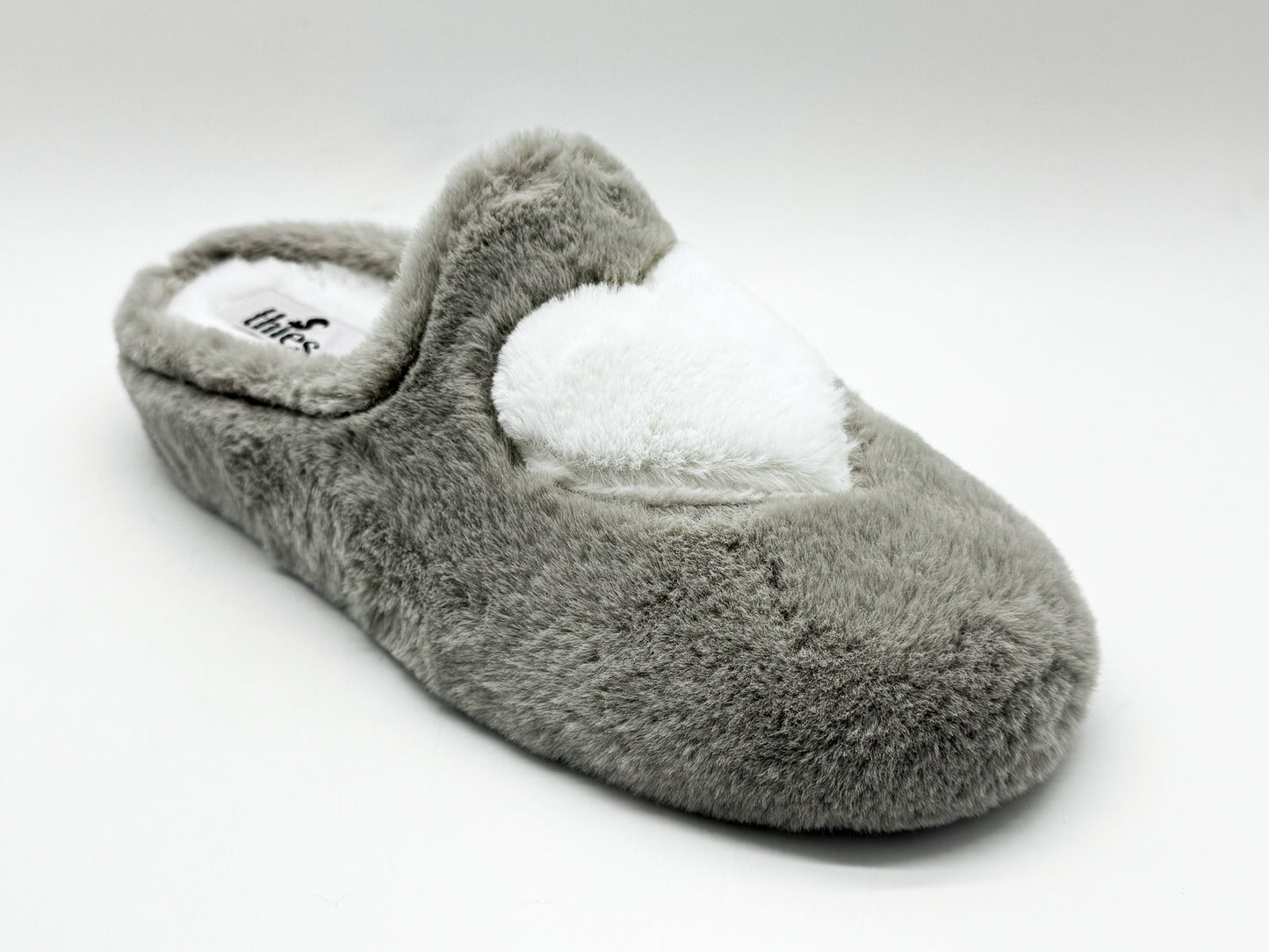 thies 1856 ® Rec Heart Slipper taupe love