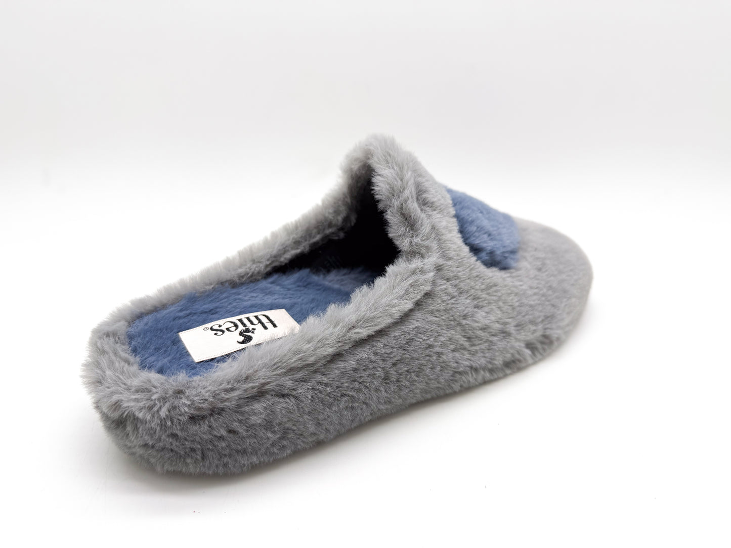 thies 1856 ® Rec Heart Slipper grey love