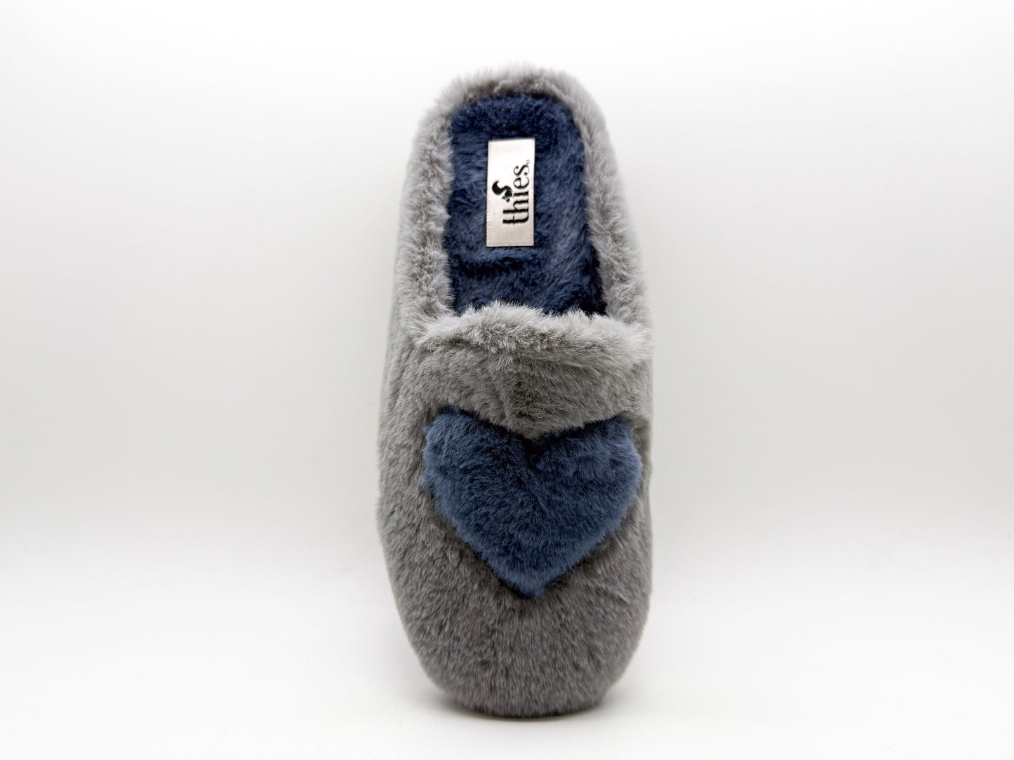 thies 1856 ® Rec Heart Slipper grey love