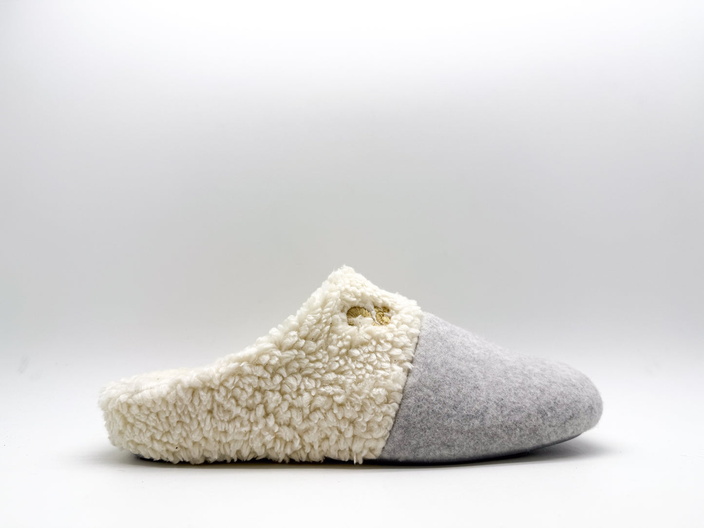 thies 1856 ® Organic Teddy Mix Slipper grey