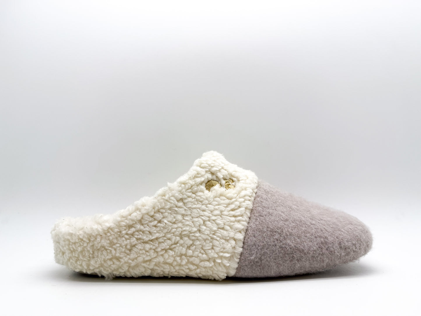 thies 1856 ® Organic Teddy Mix Slipper taupe