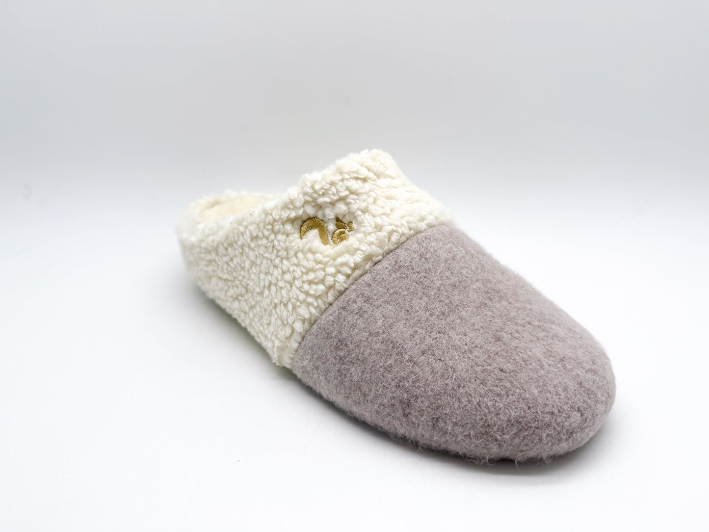 thies 1856 ® Organic Teddy Mix Slipper taupe