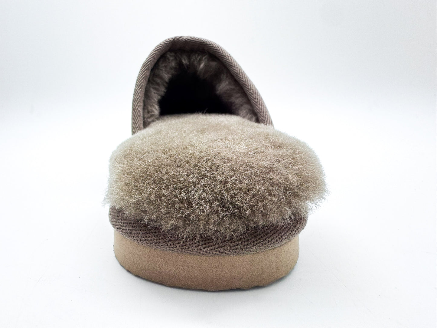 thies 1856 ® Sheepskin Grumpy Dad Slipper elephant grey