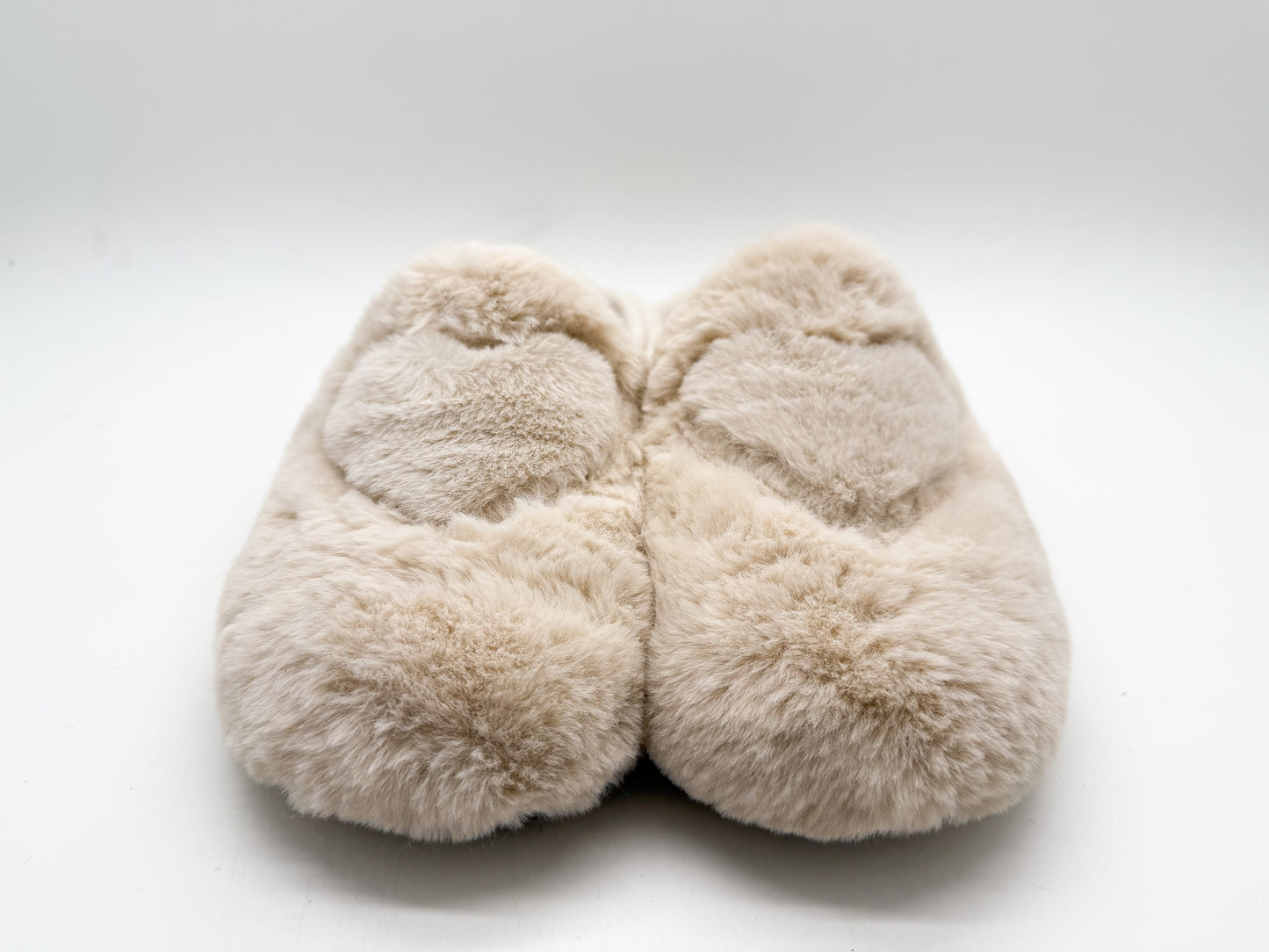 thies 1856 ® Rec Fluffy Heart Slipper vegan beige